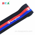 Logotipo personalizado Jacquard Woven Soft Nylon Elastic